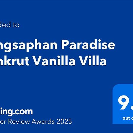 Bangsaphan Paradise Bankrut Vanilla Villa Kültér fotó